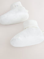 White Bootie Shoes (0-18mths)