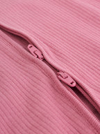Pink 3 Pack Two Way Zip Baby Sleepsuits (0-2yrs)