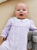 JoJo Maman Bébé Lilac Pretty Floral Sleepsuit