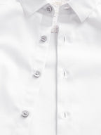 White Long Sleeves Smart Trimmed Shirt (3-16yrs)