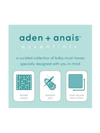 Aden & Anais Light Grey Essentials Muslin Blankets 4 Pack