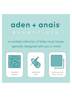 Aden & Anais Light Grey Essentials Muslin Blankets 4 Pack
