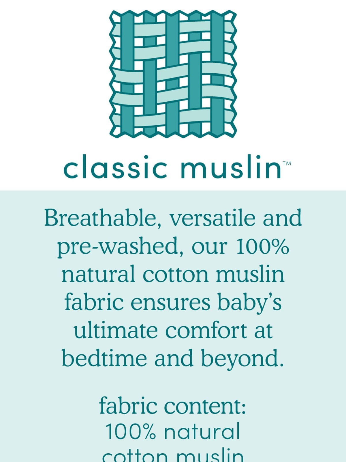 Aden & Anais Light Grey Essentials Muslin Blankets 4 Pack