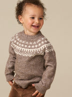 Angel & Rocket Red Oliver Fairisle Jumper And Trousers Set