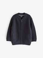Navy Zip Up Cardigan (3mths-7yrs)