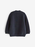 Navy Zip Up Cardigan (3mths-7yrs)