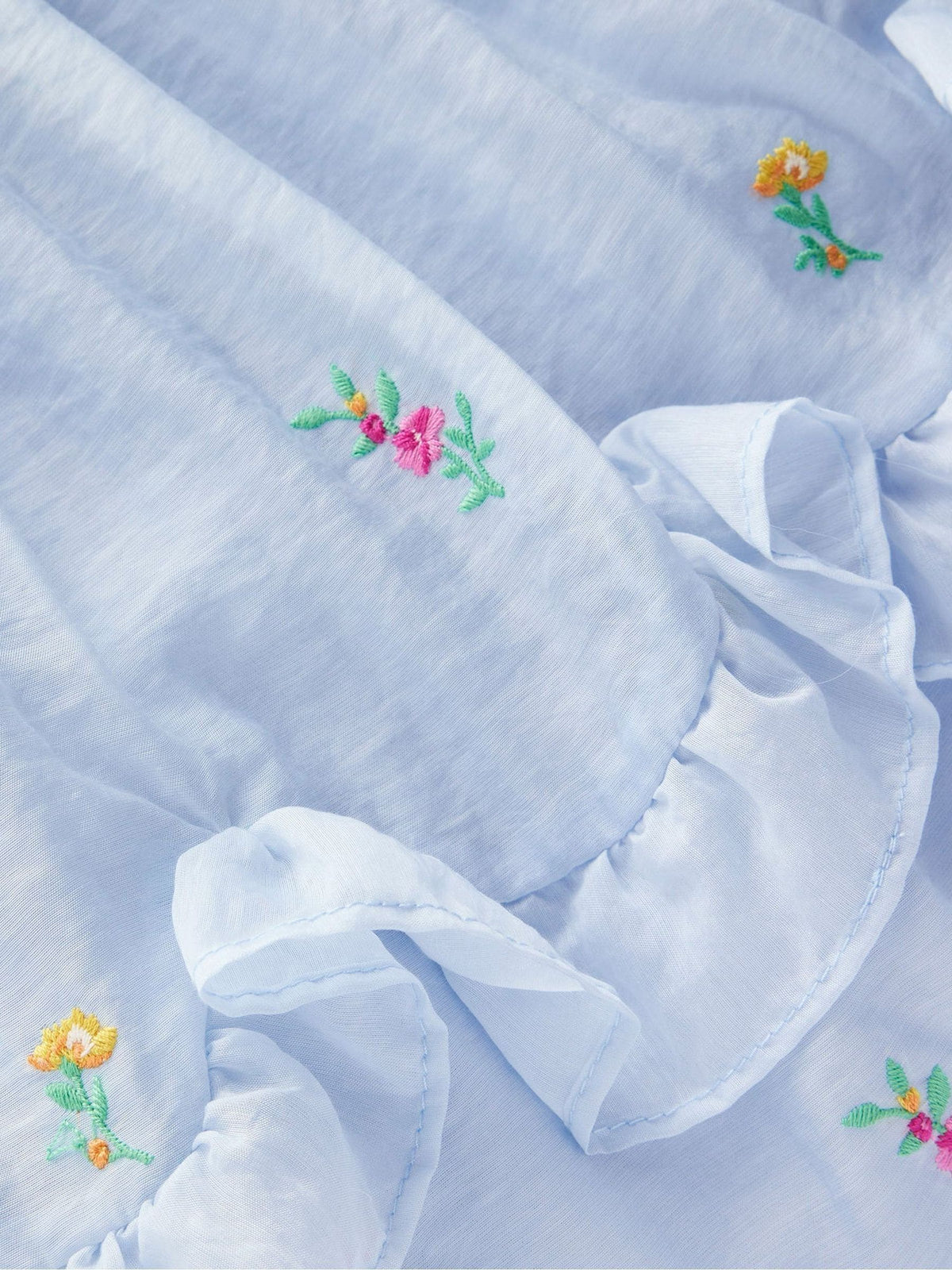 Boden Tiered Ruffle Sash Dress