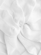 White Roll Top Baby Socks 10 Pack