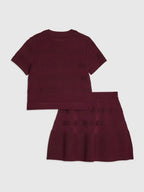 River Island Studded Top & Skirt Set