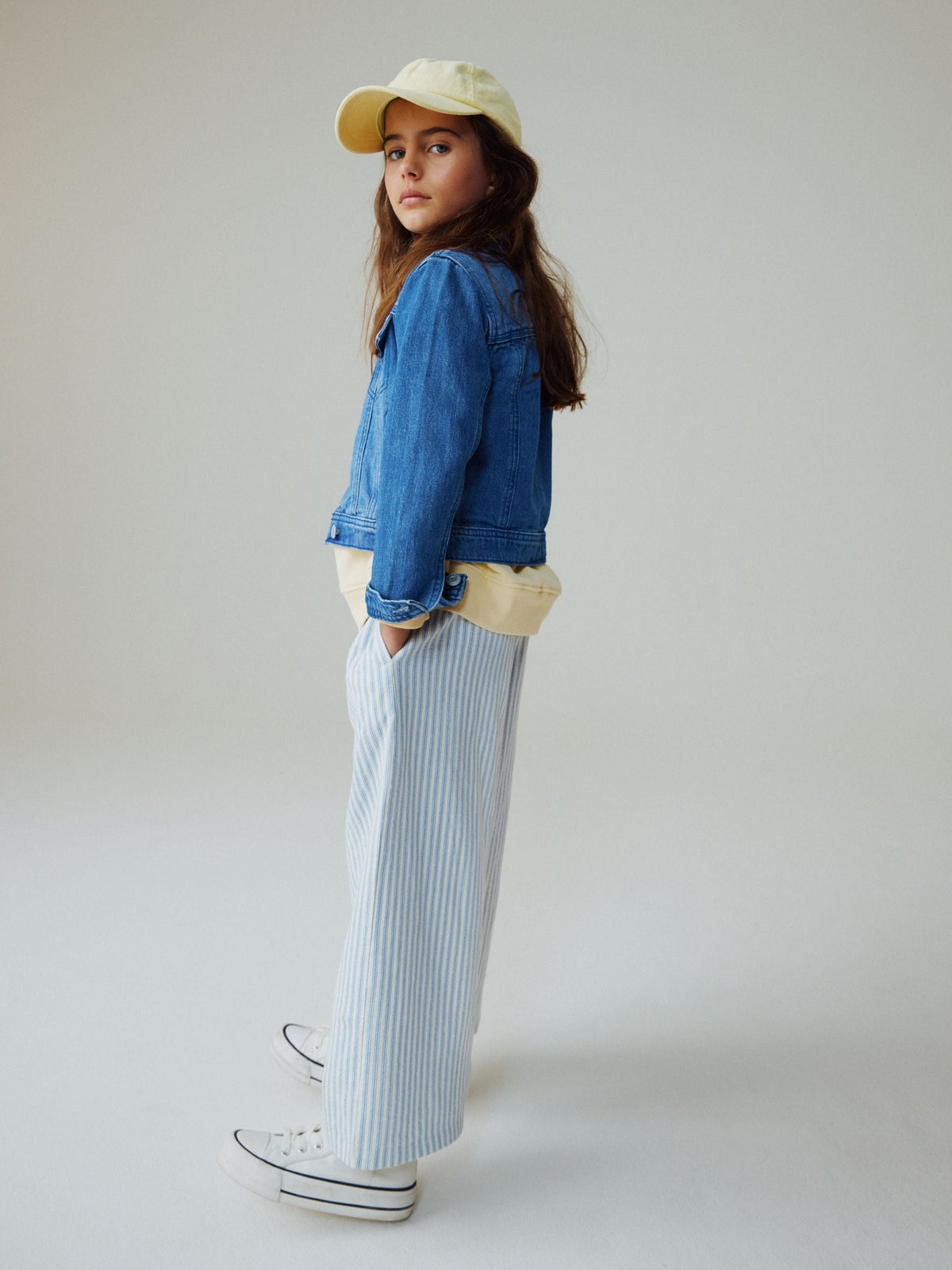 Denim Bright Blue Western Jacket (3-16yrs)