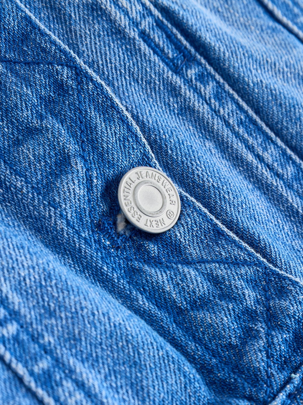 Denim Bright Blue Western Jacket (3-16yrs)