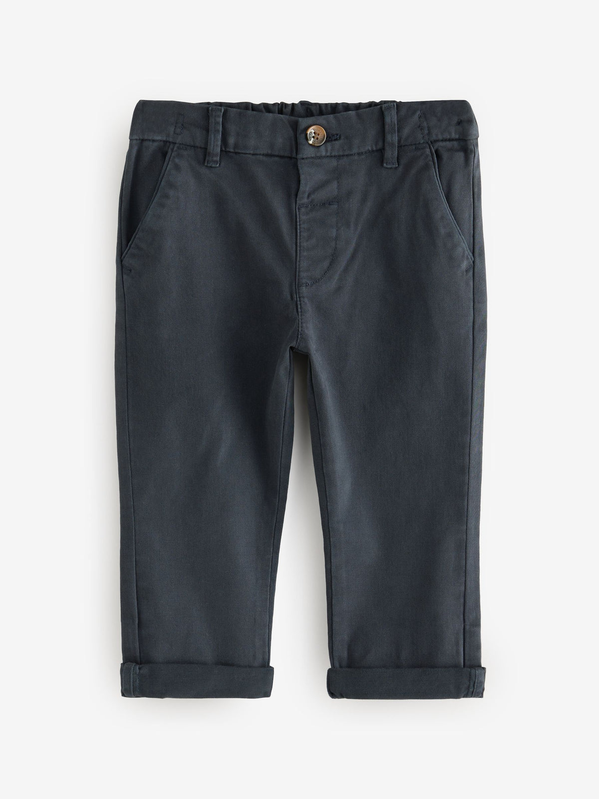 Navy/Stone Stretch Chino Trousers 2 Pack (3mths-7yrs)