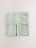 Sage Green Bobble Blanket