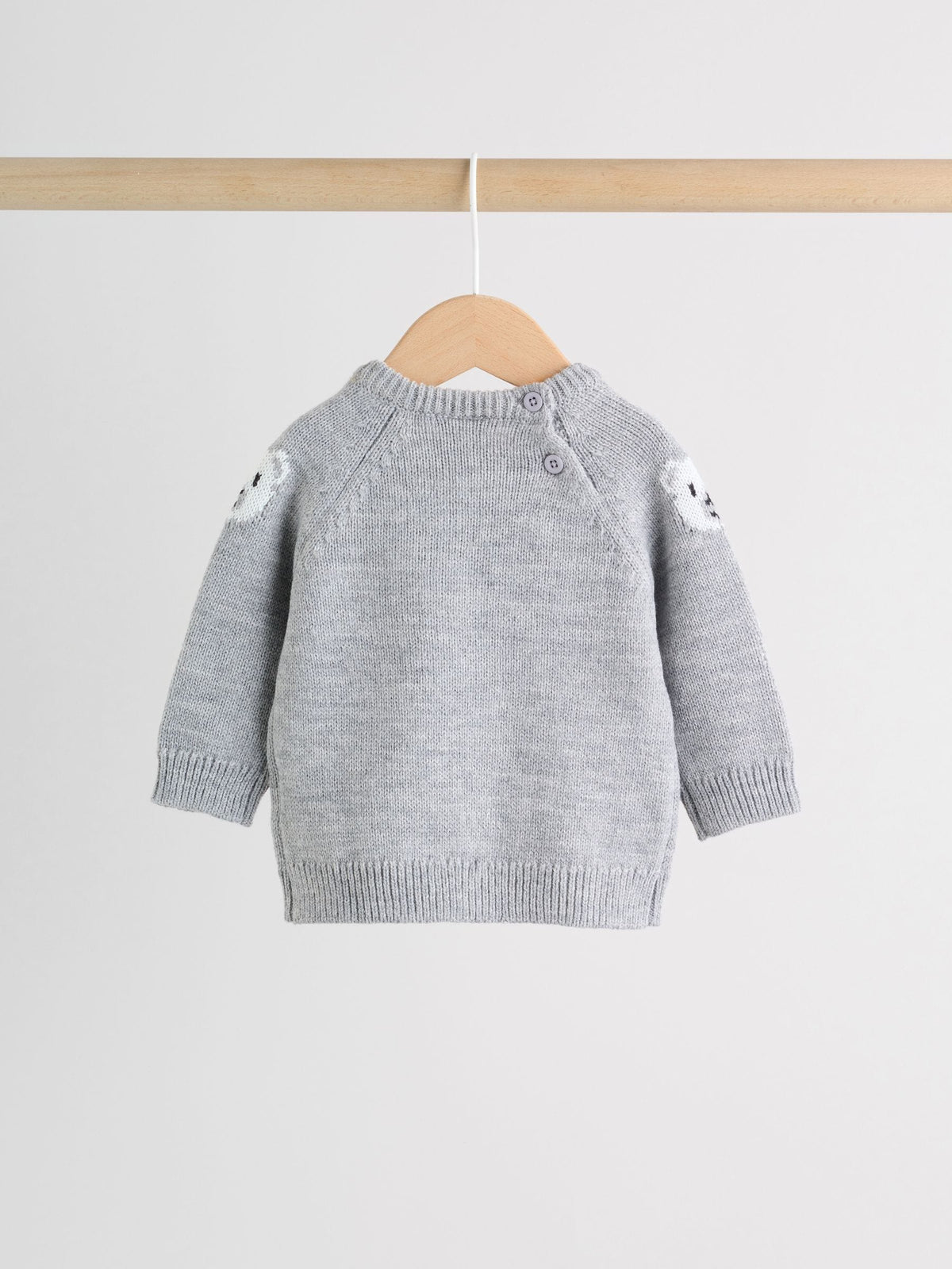 Grey Bear Knitted Top and Leggings Set (0mths-2yrs)