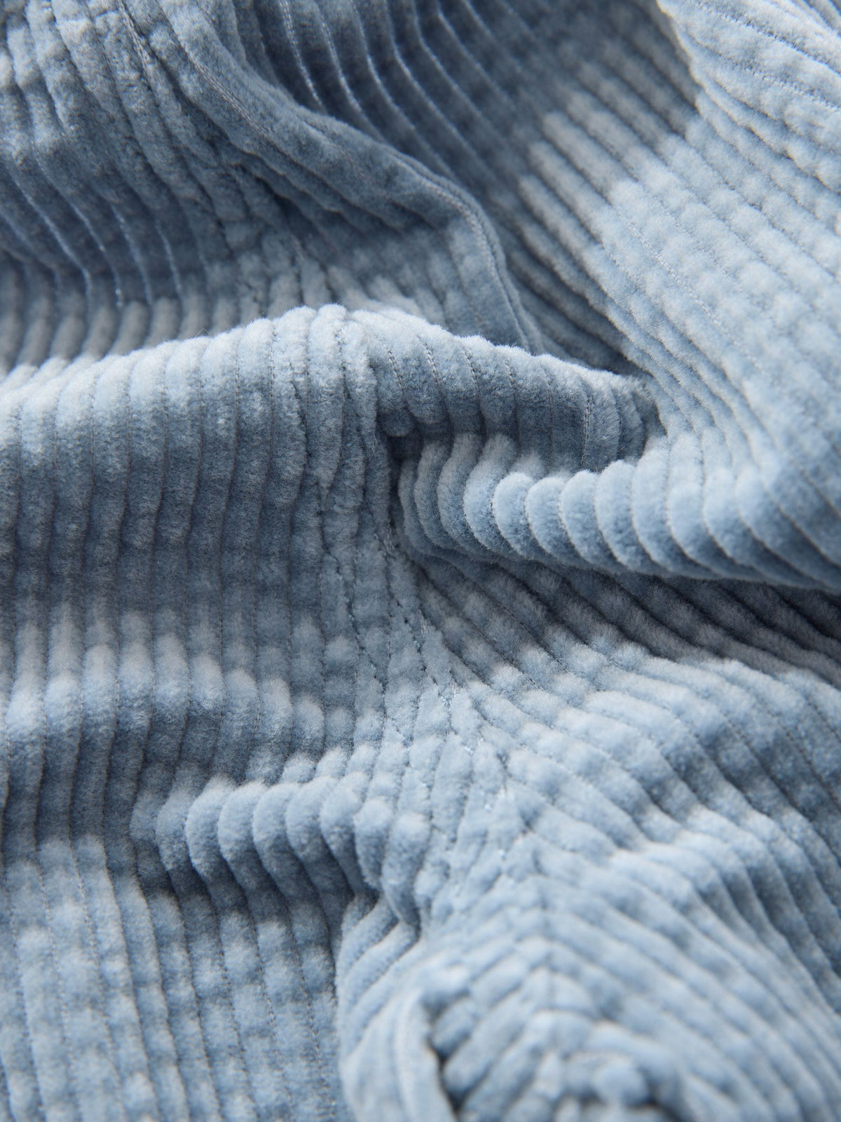 Light Blue Barrel Leg Textured Corduroy Pull On Trousers (3mths-7yrs)
