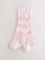 Pink Baby Bow Tights