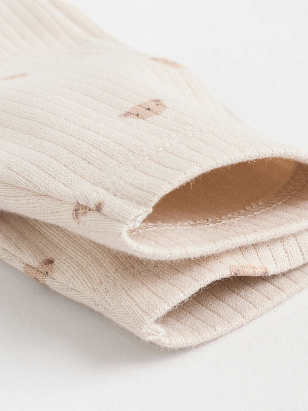 Neutral Bear Baby Long Sleeve Bodysuits 5 Pack