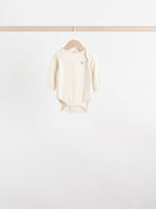 Neutral Bear Baby Long Sleeve Bodysuits 5 Pack
