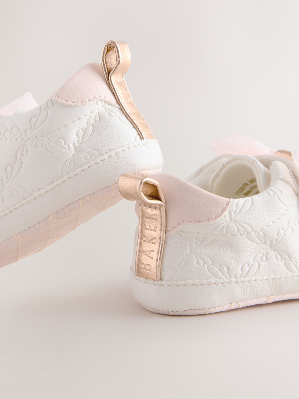 Baker by Ted Baker Baby Girls Organza Bow Padders Trainers