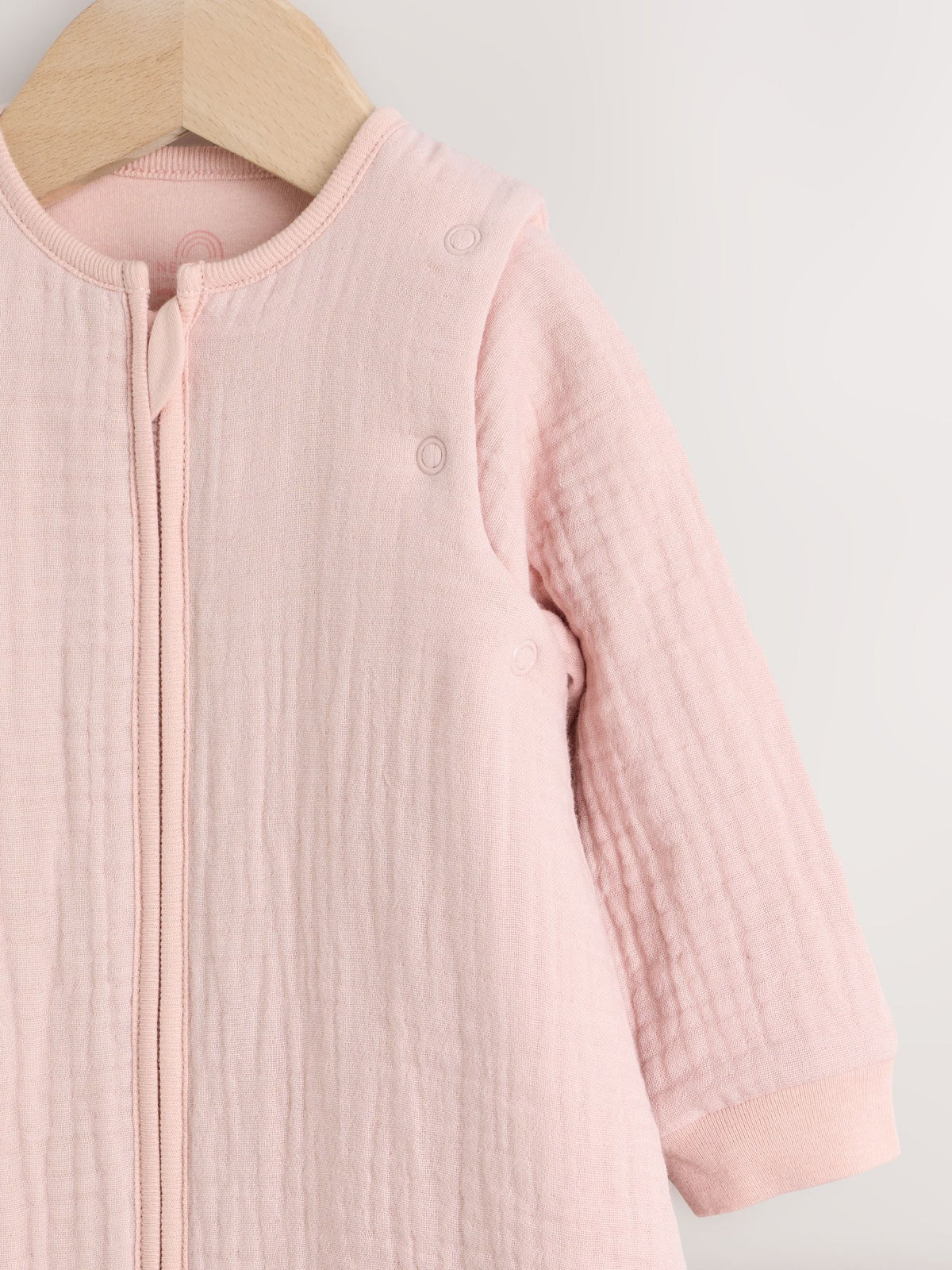 Modern Pink 2.5 TOG Removable Sleeve Muslin Baby Sleep Bag