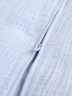 Modern Blue 2.5 TOG Removable Sleeve Muslin Baby Sleep Bag