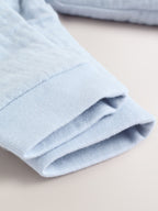 Modern Blue 2.5 TOG Removable Sleeve Muslin Baby Sleep Bag