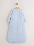 Modern Blue 2.5 TOG Removable Sleeve Muslin Baby Sleep Bag