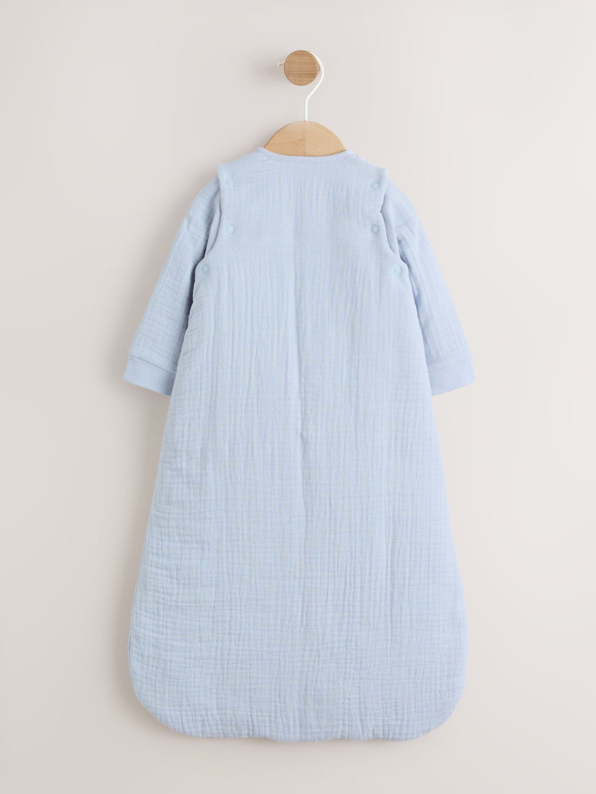 Modern Blue 2.5 TOG Removable Sleeve Muslin Baby Sleep Bag
