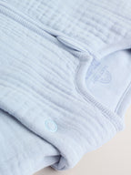 Modern Blue 2.5 TOG Removable Sleeve Muslin Baby Sleep Bag