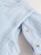 Modern Blue 2.5 TOG Removable Sleeve Muslin Baby Sleep Bag