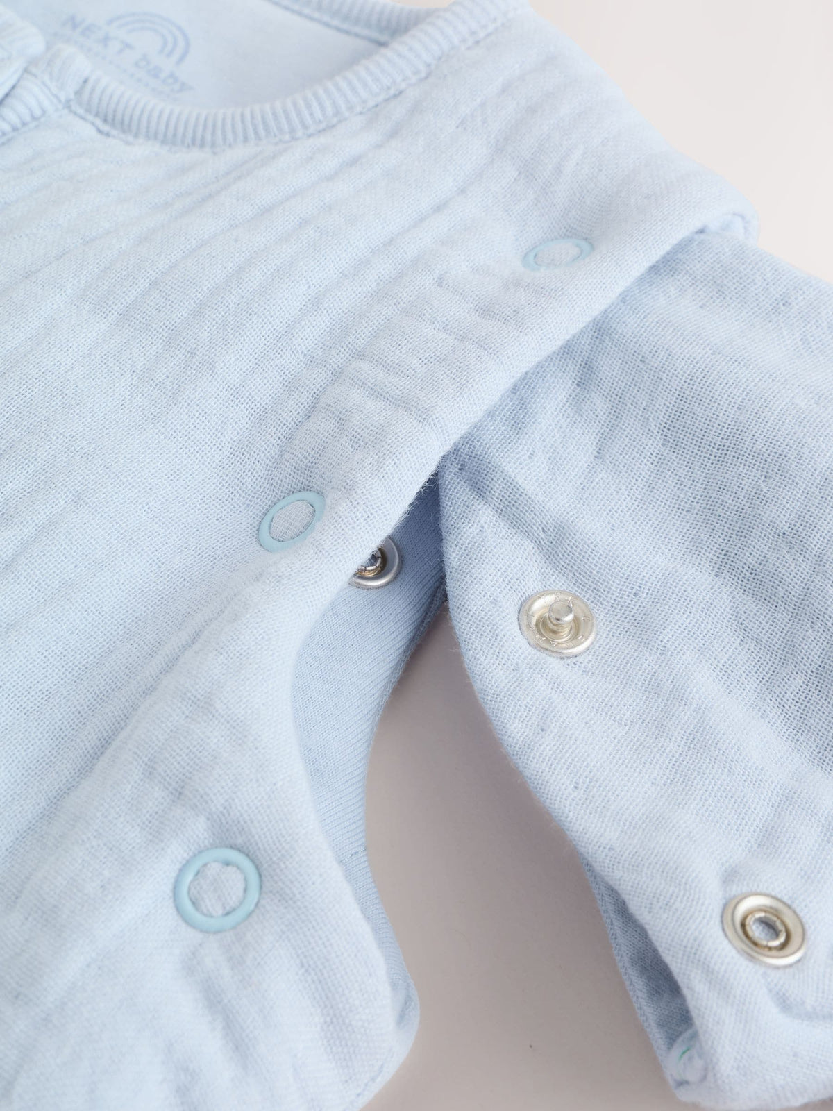 Modern Blue 2.5 TOG Removable Sleeve Muslin Baby Sleep Bag