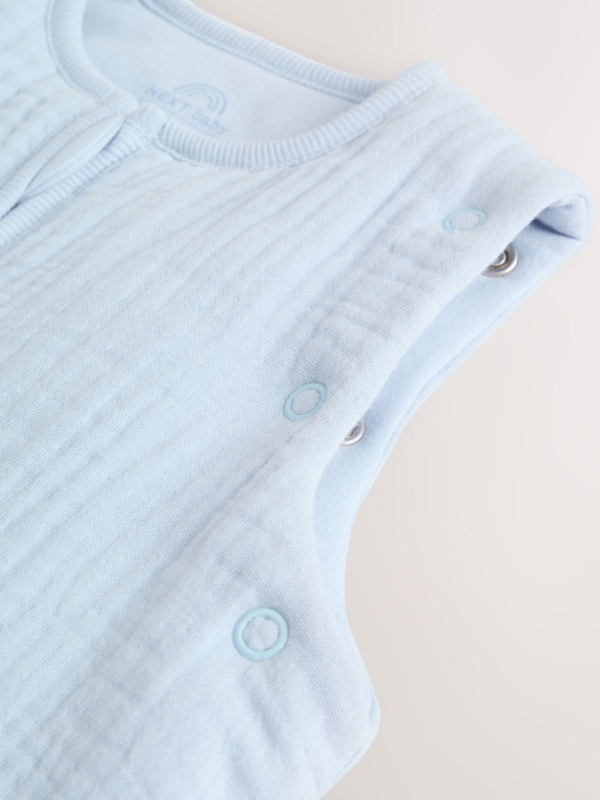 Modern Blue 2.5 TOG Removable Sleeve Muslin Baby Sleep Bag