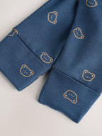 Navy Daddys Little Cub Baby Family Sleepsuit (0-2yrs)