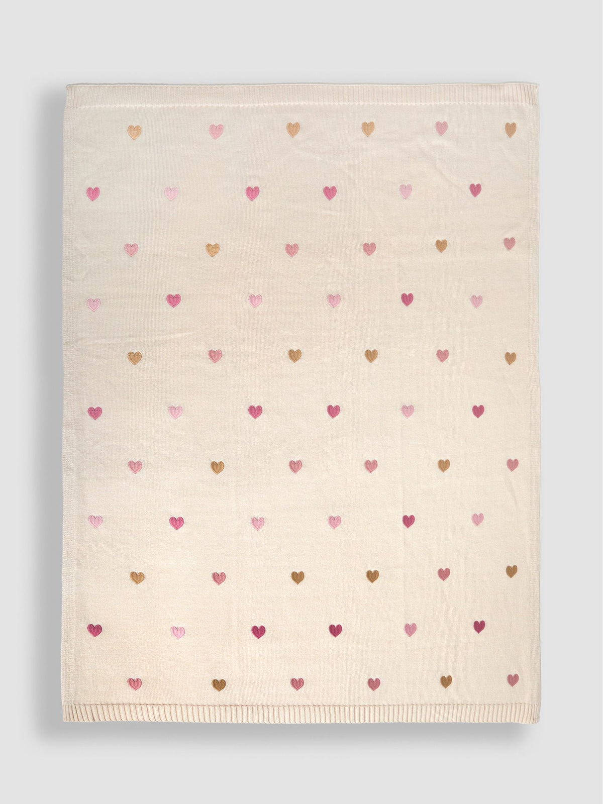 JoJo Maman Bébé Heart Embroidered Shawl