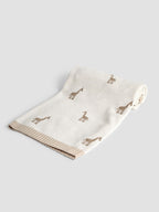 JoJo Maman Bébé Giraffe Embroidered Shawl