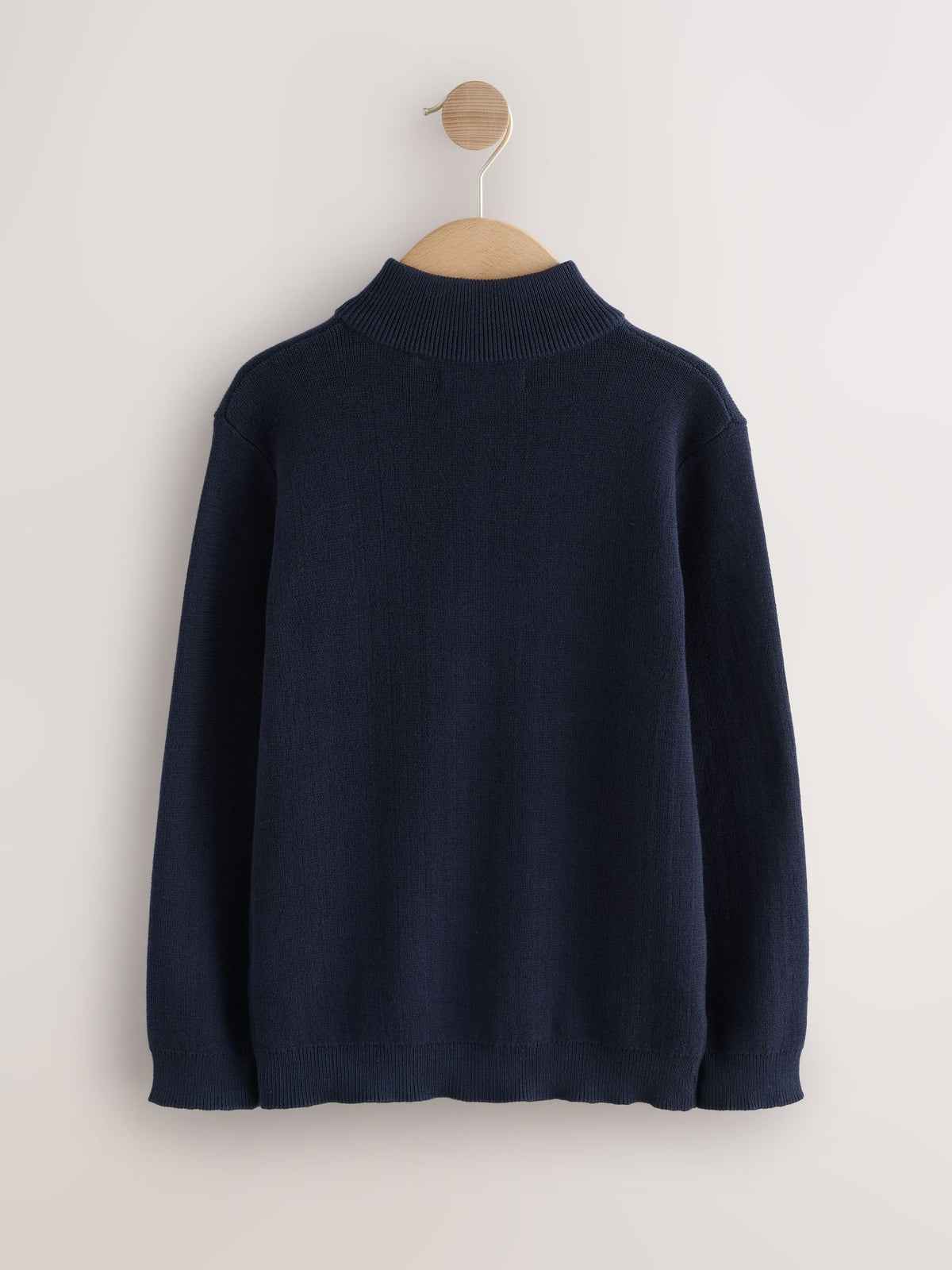 Navy Blue Quarter Zip Jumper (3-16yrs)