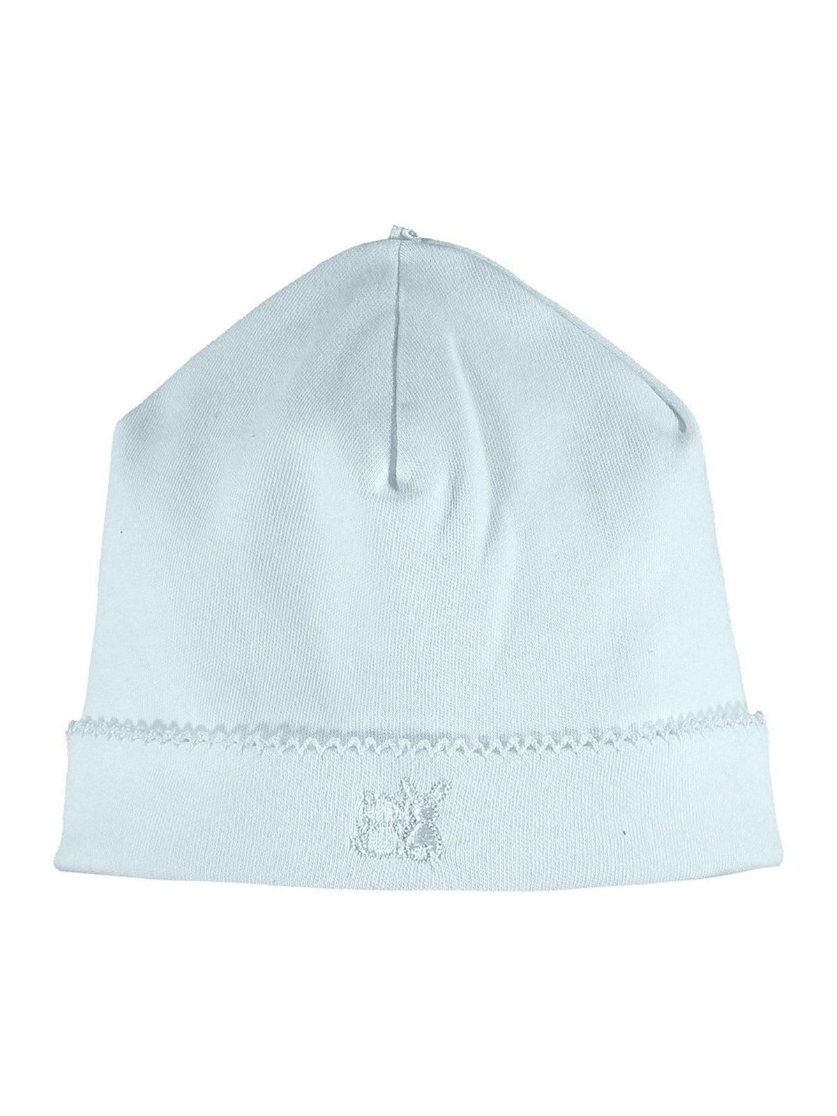 Emile Et Rose Blue Rose Front Open 100% Cotton All-In-One With Teddy Panel & Hat