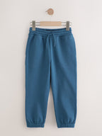 Blue/Grey/Black Regular Fit Basic Joggers 5 Pack (3-16yrs)