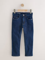 Dark Blue/ Black Denim Regular Fit Regular Length Stretch Jeans 2 Pack (3-17yrs)