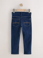 Dark Blue/ Black Denim Regular Fit Regular Length Stretch Jeans 2 Pack (3-17yrs)