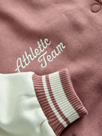 Brown/Cream Varsity Embroidered Jacket (3-16yrs)