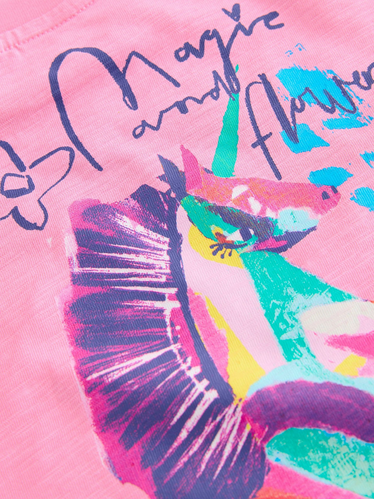 Pink Floral Unicorn T-Shirt and Leggings Set (3-16yrs)