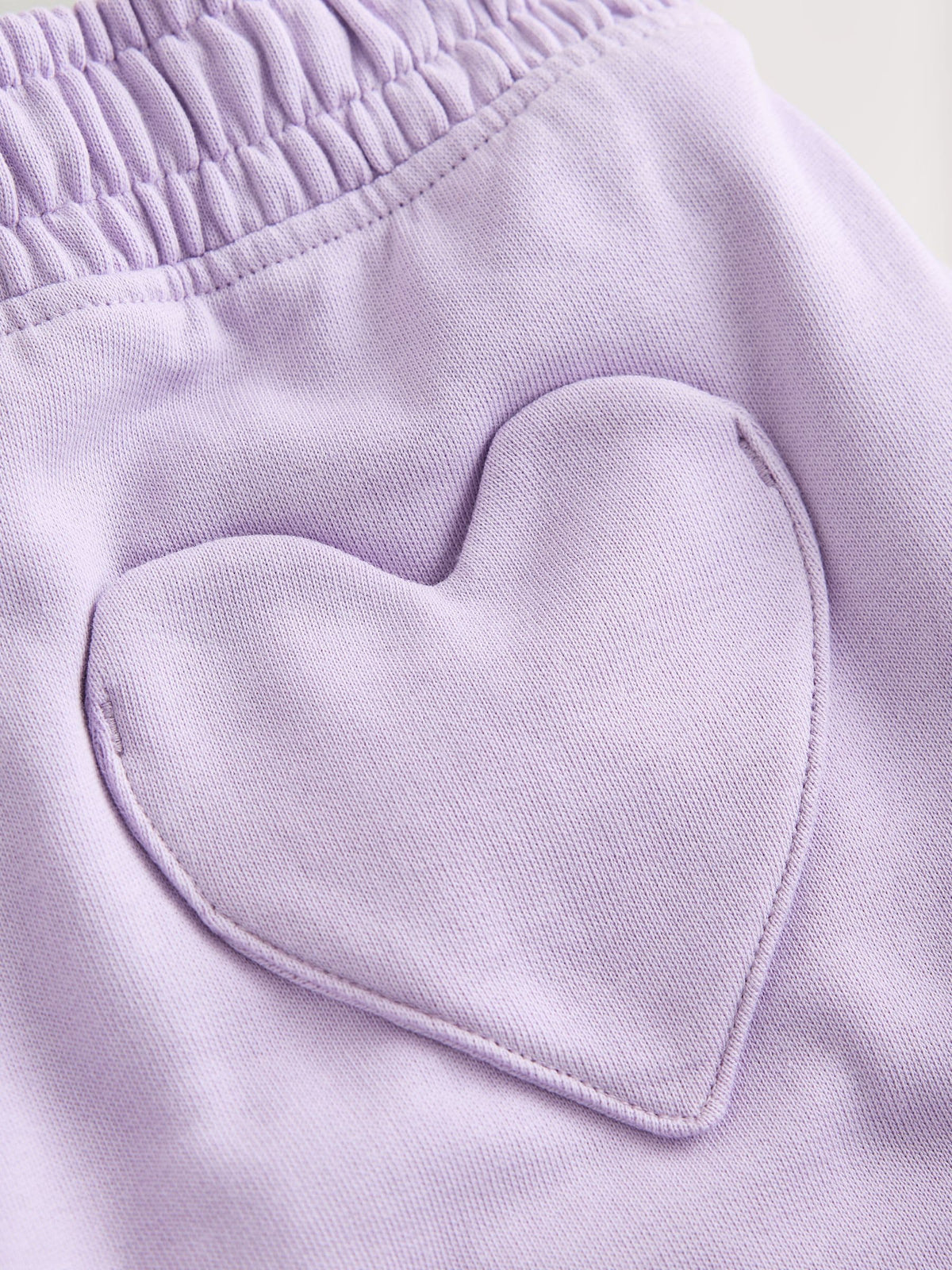 Little Bird Rainbow Boucle Heart Sweat Top & Barrel Trousers Set