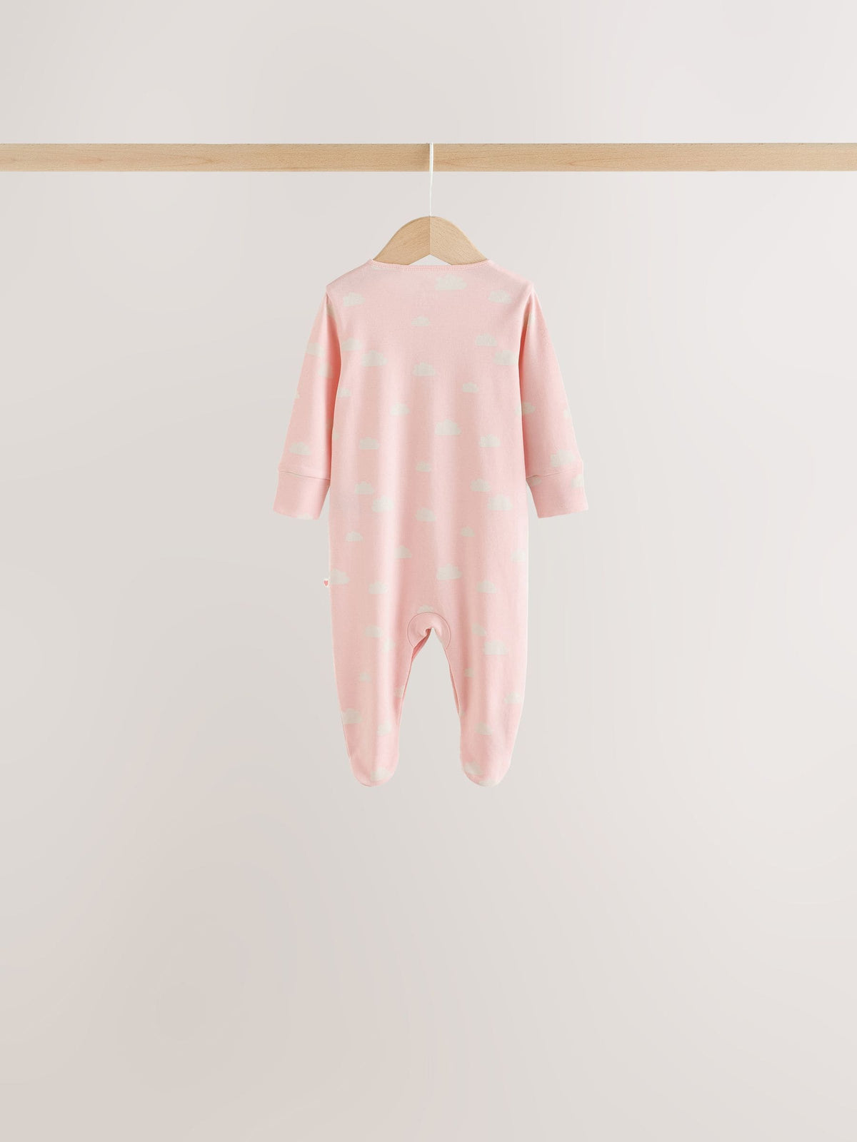 Ecru/Pink Cloud Baby Sleepsuit 7 Pack (0mths-3yrs)
