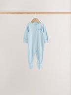Pale Blue Cloud Sleepsuits 7 Pack (0mths-2yrs)
