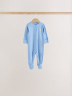 Pale Blue Cloud Sleepsuits 7 Pack (0mths-2yrs)