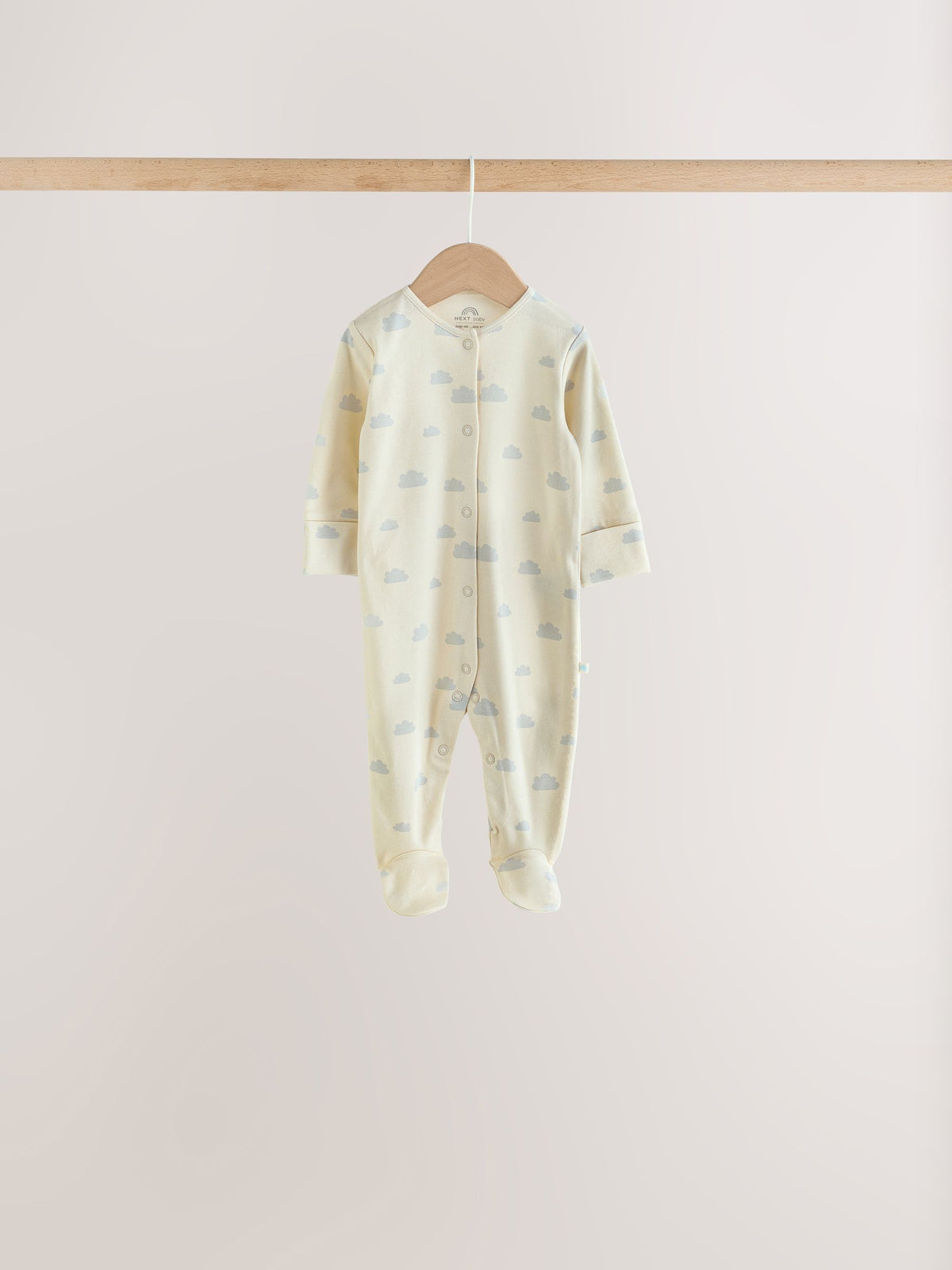 Pale Blue Cloud Sleepsuits 7 Pack (0mths-2yrs)