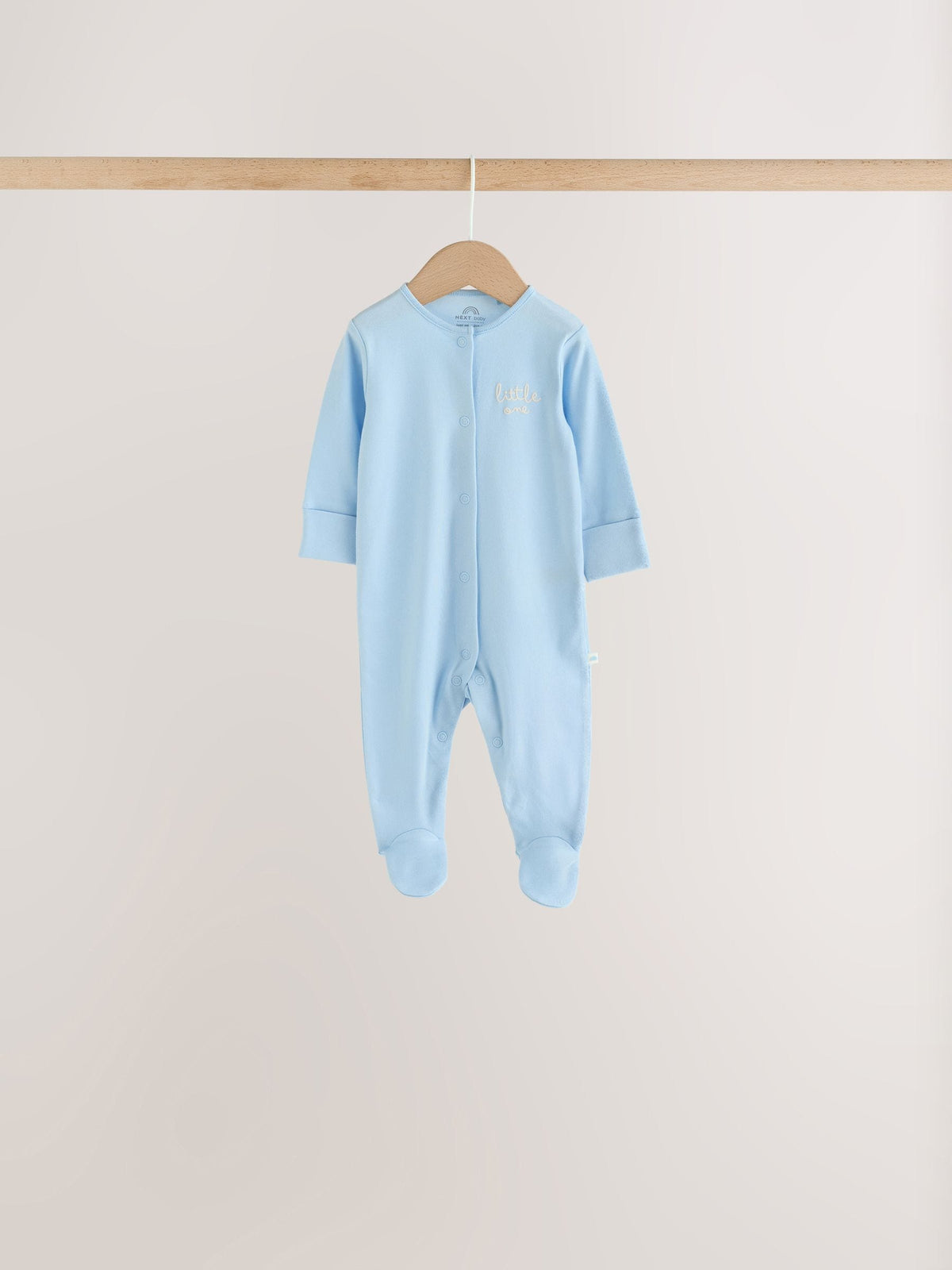 Pale Blue Cloud Sleepsuits 7 Pack (0mths-2yrs)