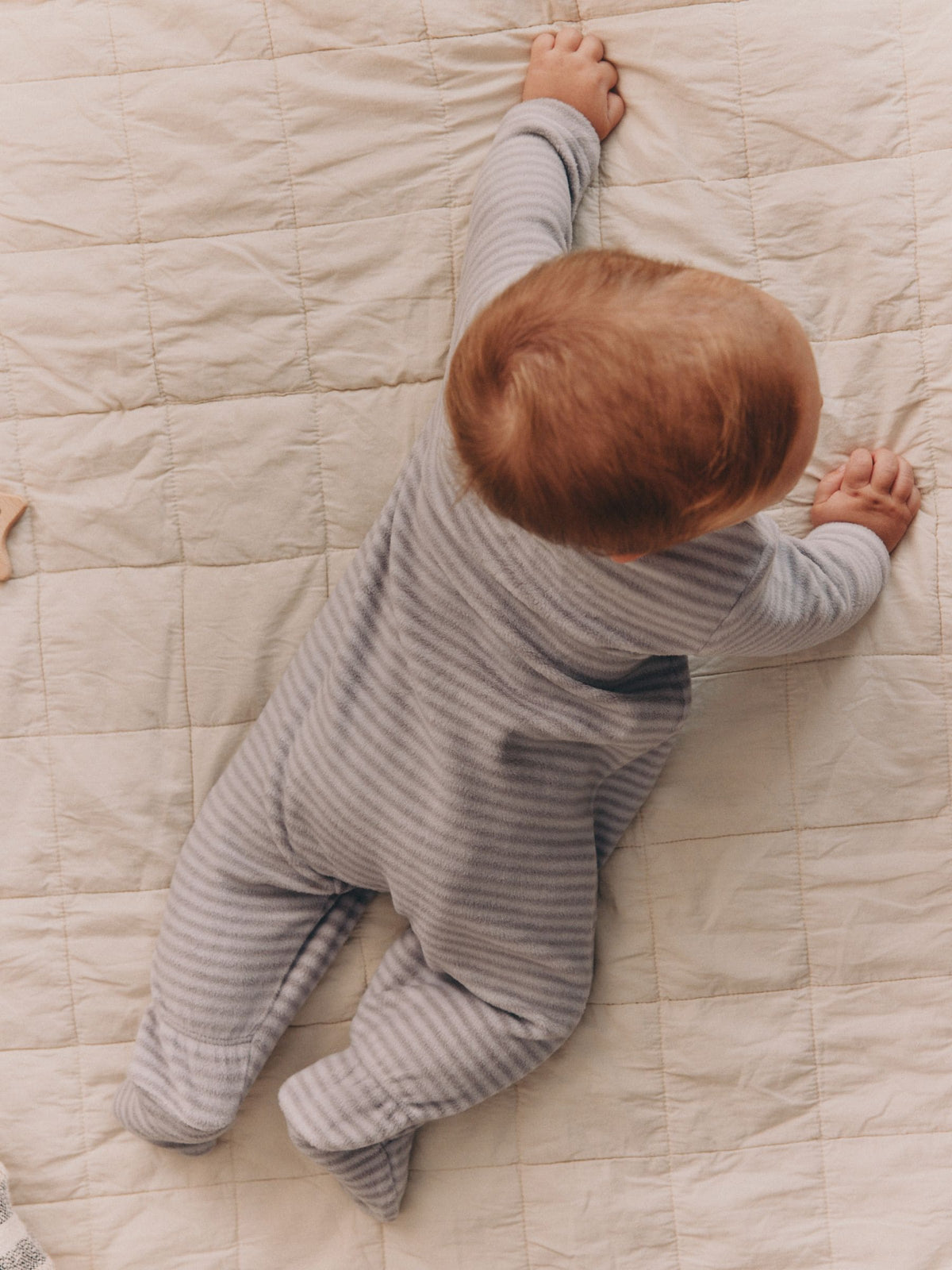 Grey Polar Bear Micro Fleece Two Way Zip Sleepsuits 2 Pack