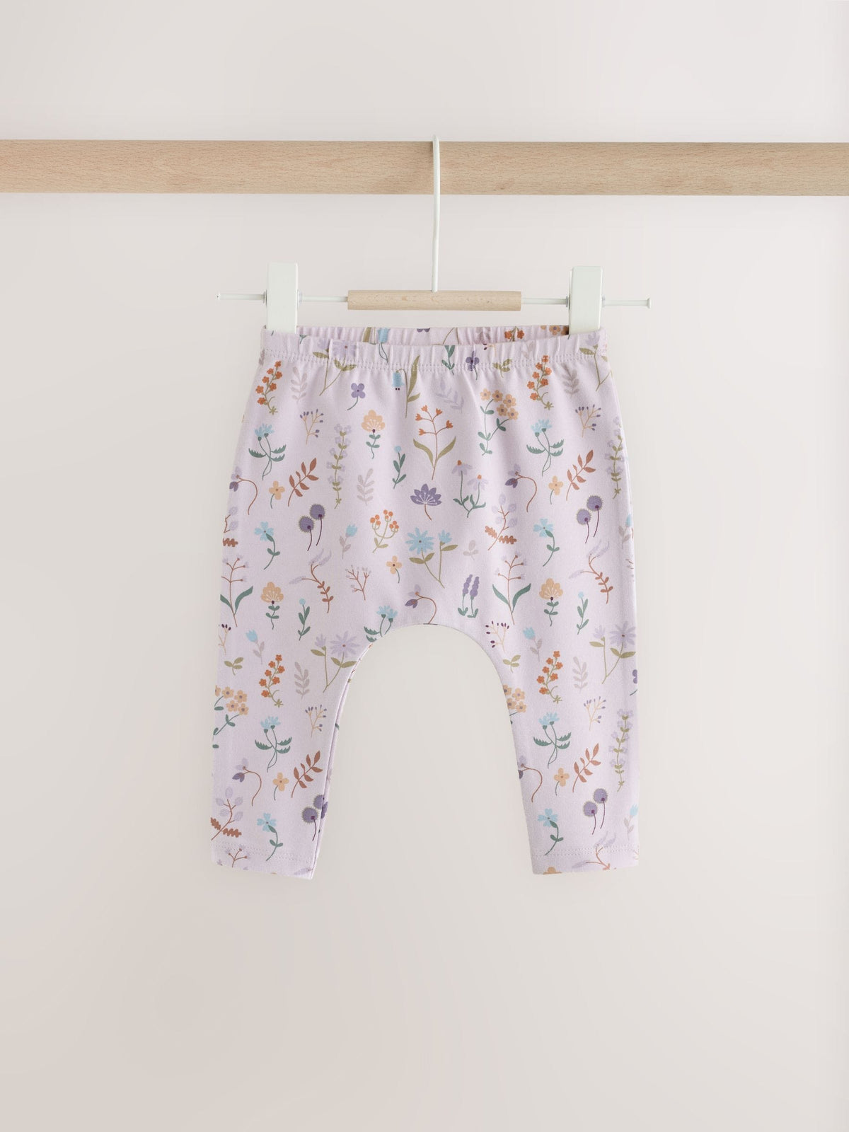 Sage Green Fairy Mouse Baby Leggings 5 Pack (0mths-2yrs)
